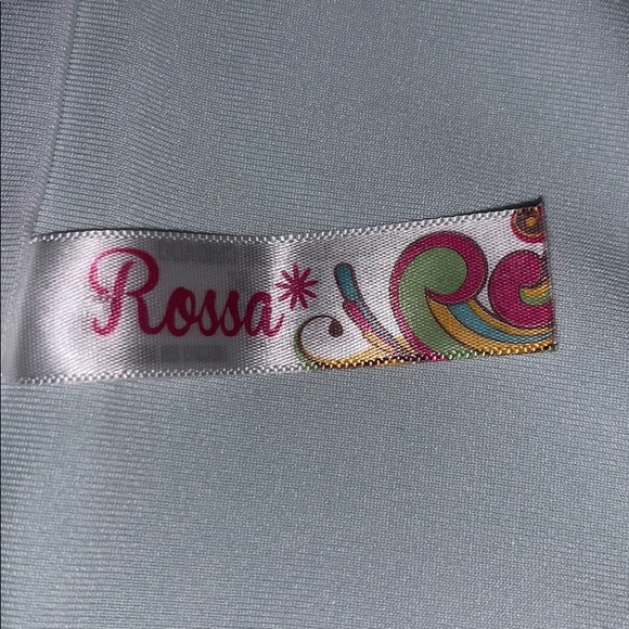 “Rossa” Aqua athletic shorts/ tights Size L - Picture 5 of 6